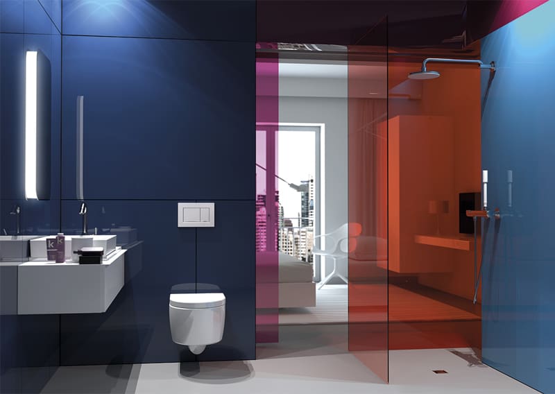 baño moderno hotel