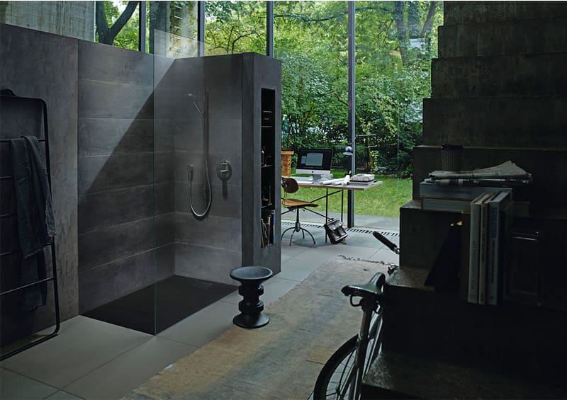 baño moderno natural