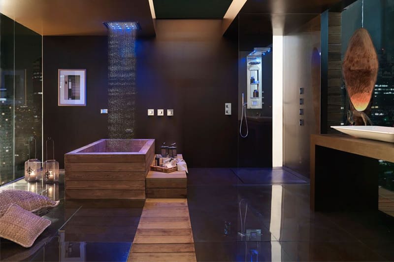 cuarto de baño moderno