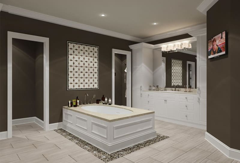 jacuzzi baño moderno