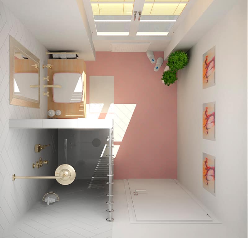 Cómo organizar un baño pequeño