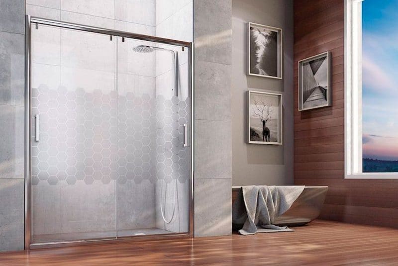 5 modelos de mamparas para un baño moderno