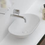 Lavabo sobre encimera de SolidSurface - Jade - Baños10