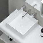 Lavabo sobre encimera de SolidSurface - Square - Baños10