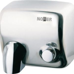 Secamanos CYCLON pulsador carcasa INOX brillo 01100.B - Nofer