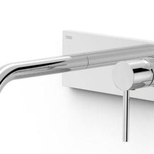 Grifo monomando empotrado para lavabo STUDY - Tres Grifería