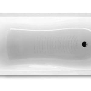 Bañera de Acero rectangular con fondo antideslizante - 170 x 70 x 43 - sin asas - Princess - Roca